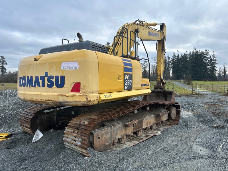 2015 KOMATSU PC290LC-10 at Conquest Equipment British Columbia
