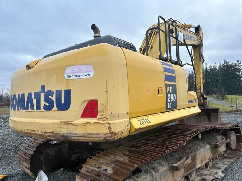  2015 KOMATSU PC290LC-10 at Conquest Equipment British Columbia