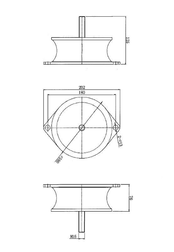   VOLVO Round Rubber Isolator For Volvo SD115 at Conquest Equipment Estevan, SK